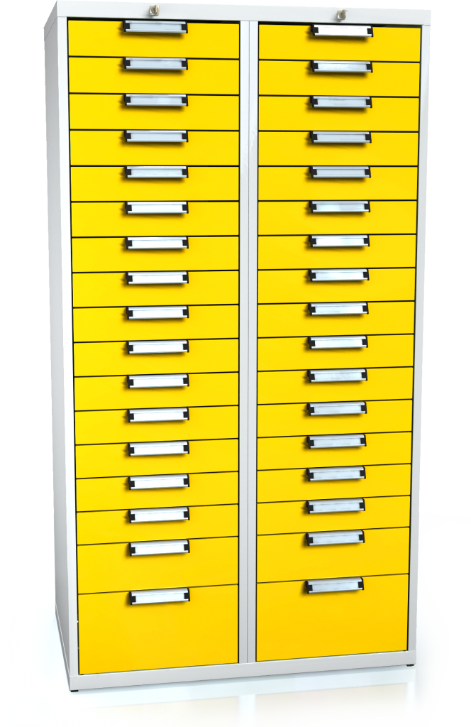 Unterbaublöcke UNI für Werkbänke 1773 x 963 x 600 - 34x Schubladen